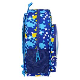 SAFTA Mochila Speed Sonic The Hedgehog 42cm, Adaptable a Carro, Hombreras y Espalda Ergonómicas