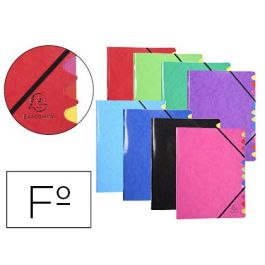 Carpeta Clasificadora Exacompta Iderama 12 Departamentos Folio Gomas Carton Forrado Colores 8 unidades Precio: 46.58999972. SKU: B1C5AVJFT3