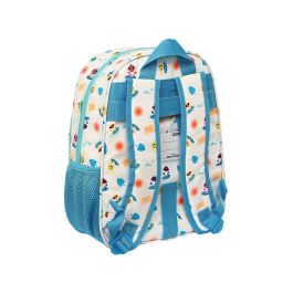 Mochila Escolar Baby Shark Surfing Azul Blanco 26 x 34 x 11 cm