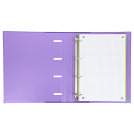 Oxford Europeanbinder Classic Carpeta de Anillas 4x35mm A4+ Recambio 100 Hojas con Goma Elástica y Lomo Ergonómico