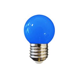 Bombilla esferica led e27 1 W 80 lm luz azul ø45 x 69 mm Precio: 1.79000019. SKU: S7915609
