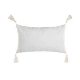 DKD Home Decor Cojín Urban Crudo de Poliéster 50 x 30 cm con Cremallera - Pack 2 Unidades