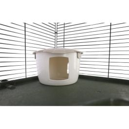 Kerbl KER8022967062176 Jaula para animales pequeños FLAT NATURE 80x45x53 cm 3 plantas