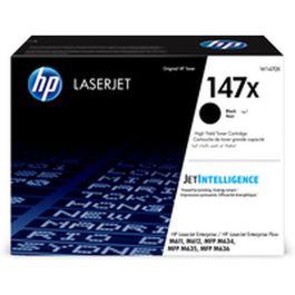 HP Cartucho de tóner Original 147X negro de alta capacidad W1470X para LaserJet Enterprise M611, M612, M635, M636