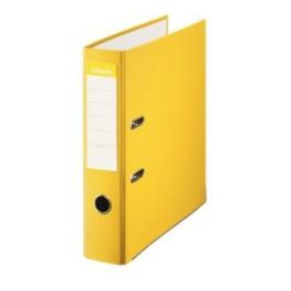 Esselte Archivador Palanca Folio Lomo Ancho PP Interior Forrado Papel Rado Cantoneras Amarillo Precio: 2.9935521. SKU: B1CMQ8ER3E