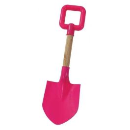 AVC - Pala de Playa para Niños, Mango de Madera 35 cm, Hecha de Plástico, para +10 Meses, Modelos Surtidos (Idiomas: ES, EN, FR, PT, IT, DE)