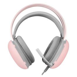 Mars Gaming MH-GLOW Auriculares Gaming RGB Chroma Flow Jack 3.5mm para PC, PS4, PS5, Xbox, Switch, Smartphone, Pink