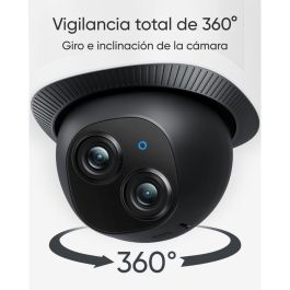Eufy E340 Cámara de Seguridad IP Floodlight 3K Dual Cam 360° Pan/Tilt Wi-Fi 6 Interior/Exterior IP65 Almacenamiento Local Sin Cuotas