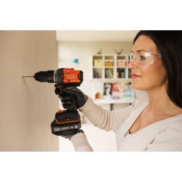 Black+Decker Taladro Atornillador de Impacto BLD683XN-XJ 18V Ecológico Batería No Incluida