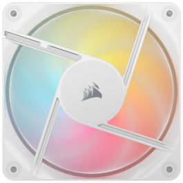 Corsair Ventilador RS120-R ARGB 12 cm Blanco 3 piezas CO-9050197-WW