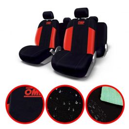 Juego De Fundas Para Asientos De Coche Omp Universal 11 Piezas Negro-Rojo OMP1035RS Juego De Fundas Para Asientos De Coche Omp Universal 11 Piezas Negro-Rojo OMP1035RS