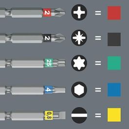 Wera 838 RA S Set 1 Kraftform Kompakt