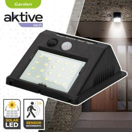 Luz LED con Sensor de Movimiento Aktive Plástico 9 x 12 x 5 cm (6 Unidades)