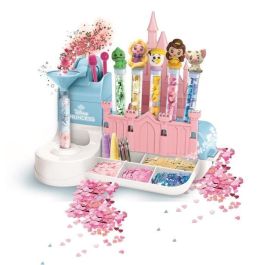 Clementoni 18202 Taller Bolígrafos Princesas Disney - Set para Crear Bolígrafos Personalizados con Accesorios y Pegatinas