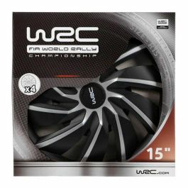 WRC Enjo Bi-colo 15 TURBO Tapacubos de Rueda Bicolores Juego de 4, Negro Mate y Gris Plateado, en ABS de 15 pulgadas, Diseño Deportivo Precio: 47.59000059. SKU: B1AJ2ZHL3V