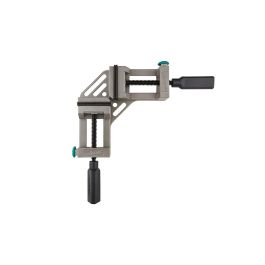 Wolfcraft Torno de ángulo doble 3415000, Aluminio