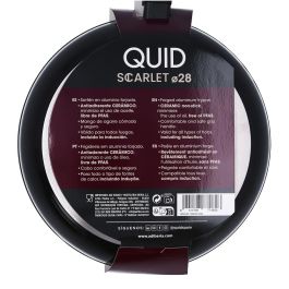 Sartén Aluminio Forjado Scarlet Quid 28 cm (6 Unidades)