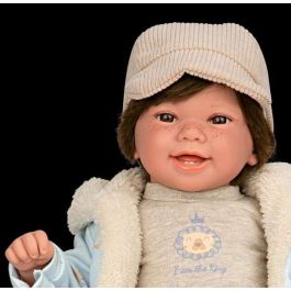 Muñecas Arias Muñeca Zoe Elegance 45 cm con Pelo y Mecanismo de Risa Try Me