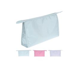 Neceser de viaje básico en poliéster, colores surtidos (rosa, verde, gris), 43x10x24cm