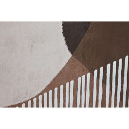 Lienzo Home ESPRIT Blanco Beige Terracota Abstracto 82,6 x 4,3 x 122,6 cm (2 Unidades)
