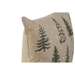 Funda Cojin Navidad Alpina DKD Home Decor Verde Blanco 1 x 45 x 45 cm (4 Unidades)