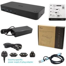 I-Tec Tripledock USB 3.0/USB-C con Power Delivery 100W y 3x Salidas 4K 60Hz