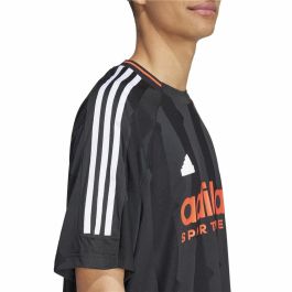 Camiseta de Manga Corta Hombre Adidas House Of Tiro Jacquard Jersey Negro