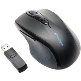Kensington Ratón Pro Fit Óptico Inalámbrico USB 2.4 GHz Negro Ergonómico Sensor HD 800-1200 ppp Laterales Goma