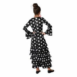 Disfraz Flamenca Sevillana Niña Infantil Negro Lunares Rojos 10-12 Años Paises del Mundo