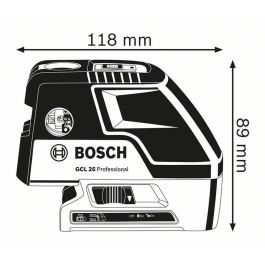 Bosch BOS3165140622356 Nivel Láser GCL 25 Professional con Precisión de 2 mm e Inalámbrico