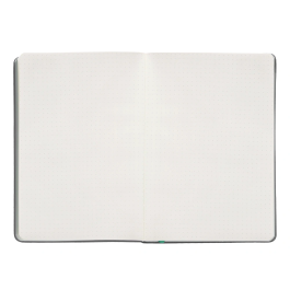 Antartik Cuaderno A5 Tapa Dura Hojas Puntos Gris y Turquesa 100 Hojas 80gr FSC