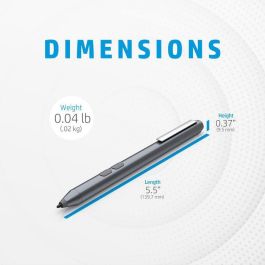 HP MPP 1.51 Lápiz Táctil Microsoft Compatible con 2 Botones Personalizables, Alta Precisión y Batería de Larga Duración (18 Meses) HP MPP 1.51 Lápiz Táctil Microsoft Compatible con 2 Botones Personalizables, Alta Precisión y Batería de Larga Duración (18 Meses)