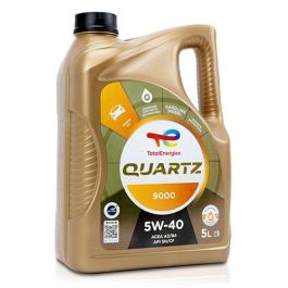 Total Quartz 9000 ACTO95W405L Aceite Motor Sintético 5W-40 5L Gasolina y Diésel, Tecnología AGE-RESISTANCE ACEA A3/B4 API SN/CF Total Quartz 9000 ACTO95W405L Aceite Motor Sintético 5W-40 5L Gasolina y Diésel, Tecnología AGE-RESISTANCE ACEA A3/B4 API SN/CF