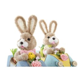 Figura Shabby DKD Home Decor Azul Marron 15 x 29 x 23 cm (2 Unidades) Figura Shabby DKD Home Decor Azul Marron 15 x 29 x 23 cm (2 Unidades)