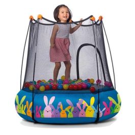Trampolin azil con red hinchable 120 cm diametro x 35 cm altura Trampolin azil con red hinchable 120 cm diametro x 35 cm altura