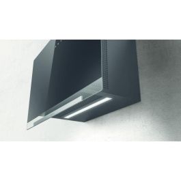Elica ELI8020283049963 Campana extractora Aplomb de 60 cm en cristal negro y gris antracita 58,8x65,5-99x25