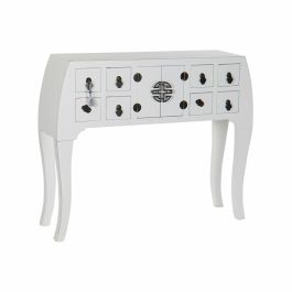 Consola DKD Home Decor Abeto Plateado Blanco Madera MDF 98 x 26 x 80 cm Precio: 185.49999985. SKU: B1BCNGYKRC