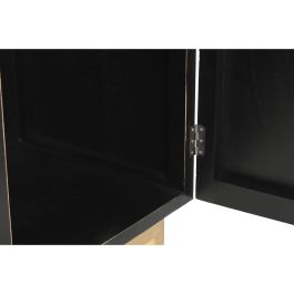 DKD Home Decor Armario Oriental Negro de Álamo y Metal Desmontable 110x50x180 cm DKD Home Decor Armario Oriental Negro de Álamo y Metal Desmontable 110x50x180 cm