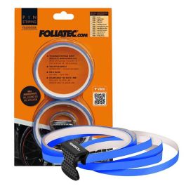 Foliatec FO34369 Pin Striping para Llantas GT Azul 6 mm Ancho Autoadhesivo 8.6 m (4 Llantas) con Ayuda de Montaje