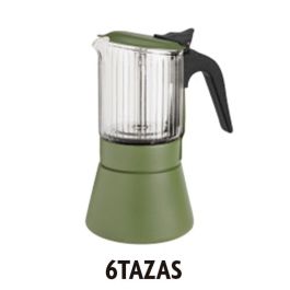 Cafetera Italiana Inoxibar Clair Verde 6 Tazas Precio: 28.8948. SKU: B18KKK9H97