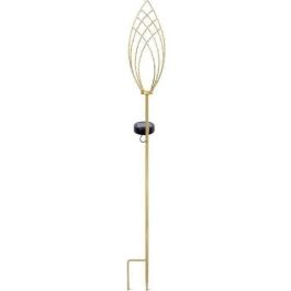 Garden Id 70703455 Linterna solar Epi Gold Ø11 h81 cm Autonomía 6-8h Batería AAA recargable