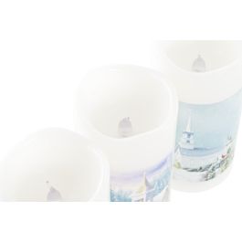 DKD Home Decor Decoración Luminosa Navidad Tradicional, Set 6 Unidades, LED, IP44, Blanco Multicolor, 7.5x15x7.5 cm, 3 Pilas AAA DKD Home Decor Decoración Luminosa Navidad Tradicional, Set 6 Unidades, LED, IP44, Blanco Multicolor, 7.5x15x7.5 cm, 3 Pilas AAA