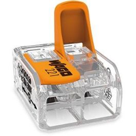 Wago 221-612 Conector Derecho 2x6mm 450V Naranja Transparente (50 Stück)