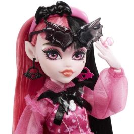 Monster High - Draculaura con mascota murciélago - Muñeca - MONSTER HIGH - HHK51 - MUÑECA MONSTER HIGH FASHION