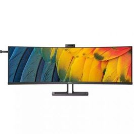 Philips 45B1U6900CH Monitor Curvo Ultraparonámico 44.5" Dual QHD 5120x1440, USB-C (100W PD) KVM, Webcam 5MP Windows Hello, Ajustable, HDR400 Negro Precio: 981.50000025. SKU: B165K6VLBL