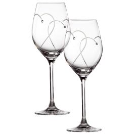 Set 2 Copas Vino Corazones Royal Doulton