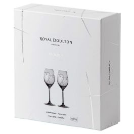 Set 2 Copas Vino Corazones Royal Doulton