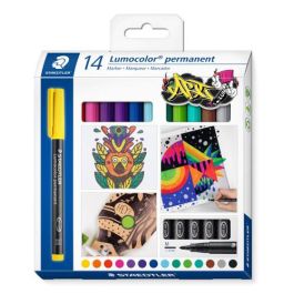 Staedtler 317 Rotulador Lumocolor Retroproyeccion Punta de Fibra Permanente Caja de 14 Unidades Colores Surtidos Precio: 21.99000034. SKU: B14GLN2HLY