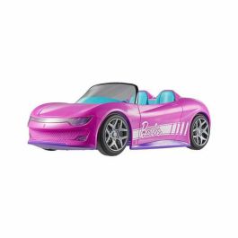 Barbie Coche Radio Control Teledirigido Descapotable Rosa 2.4 GHz. Juguete con Control Remoto para Niños y Niñas 4+ años. Funciona con Pilas AA.