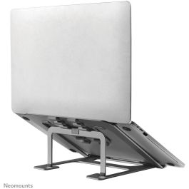 Neomounts NSLS085GREY Soporte para portátil 10-17" Gris de Aluminio, Plegable y Compacto, Universal hasta 5kg